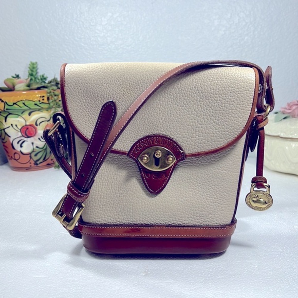 🦆 DOONEY & BOURKE RARE VINTAGE AWL LEATHER CALVARY SMALL SPECTATOR